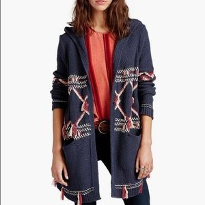 Hooded Fringe Sweater